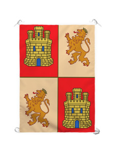 Stendardo medievale Castilla y León (70x100 cm.)