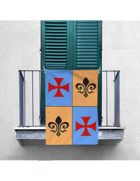 Stendardo Medievale Croce Templare...