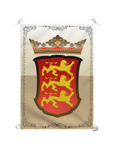 Stendardo dei leoni Ricardo Corazón de León (70x100 cm.)