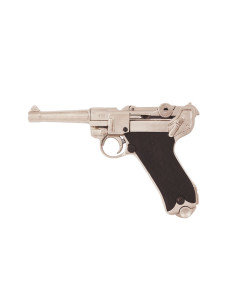 Pistola Parabellum Luger P08 nichelata