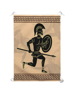 Stendardo Combattenti Greci (70x100 cm.)