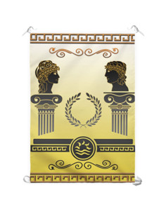 Stendardo Divinità Greche (70x100 cm.)