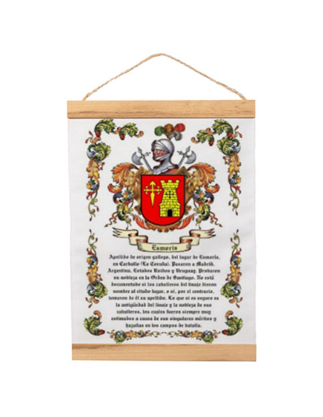 Gagliardetto con cornice in legno...