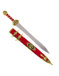 Spatha cavalleria romana con guaina rossa