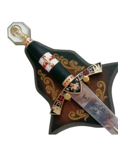 Pugnale Cavalieri Templari con tavolo da appendere 2