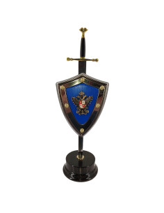 Set Carlos V, tagliacarte con scudo e supporto