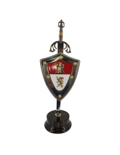 Set El Cid, tagliacarte con scudo e supporto