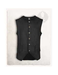 Gilet da pirata Fletcher nero