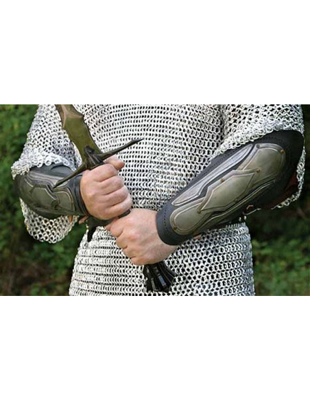 Bracciali Elfo, pelle e acciaio