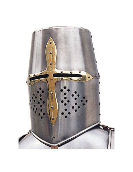 Armatura naturale con scudo e lancia