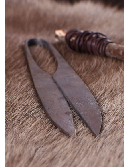 Forbici medievali forgiate a mano,...