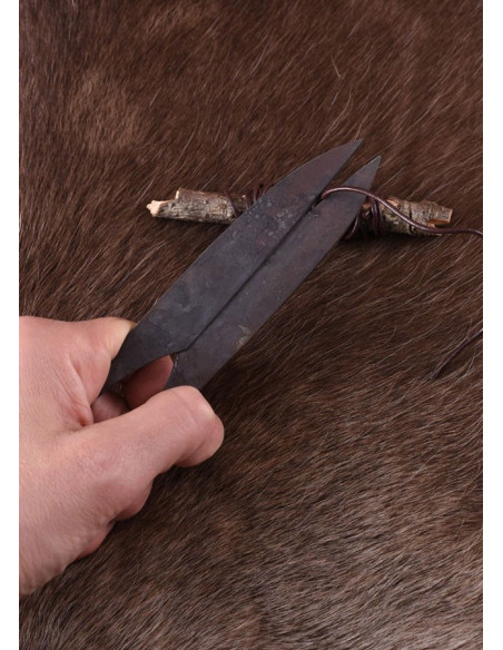 Forbici medievali forgiate a mano,...