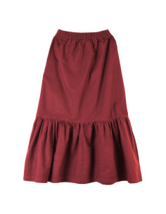 Gonna o sottoveste medievale, colore rosso