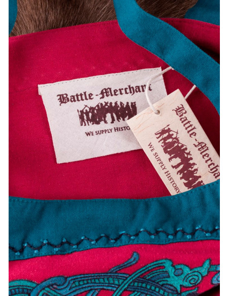 Abito grembiule rosso vichingo Hilja...