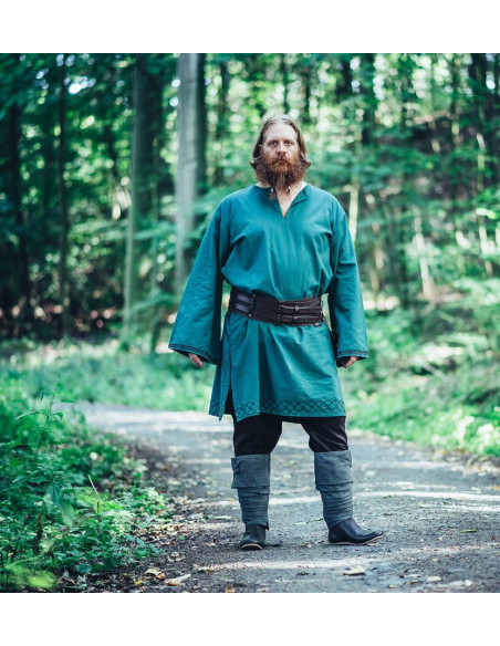 Tunica vichinga modello Borr, verde