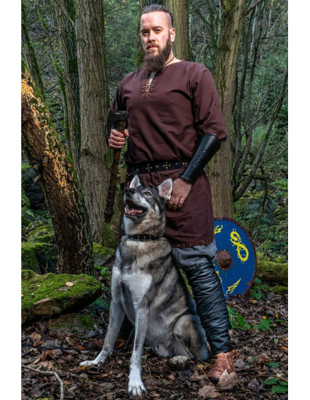 Tunica vichinga con ricamo Erwin,...