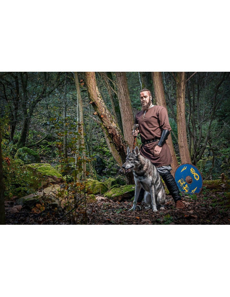 Tunica vichinga con ricamo Erwin,...