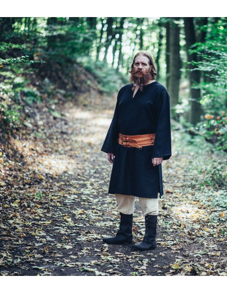 Classica veste vichinga Thor, nera