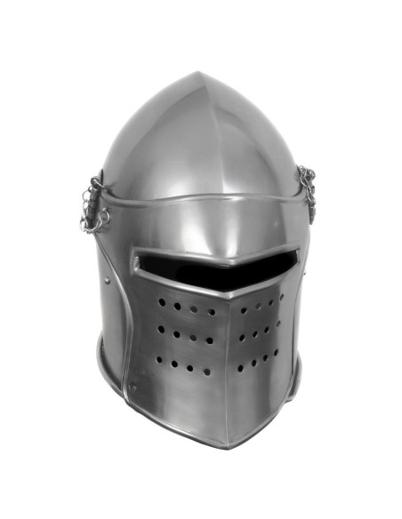 Bacinetto guerriero medievale, con...