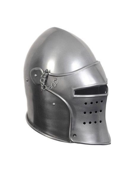 Bacinetto guerriero medievale, con...