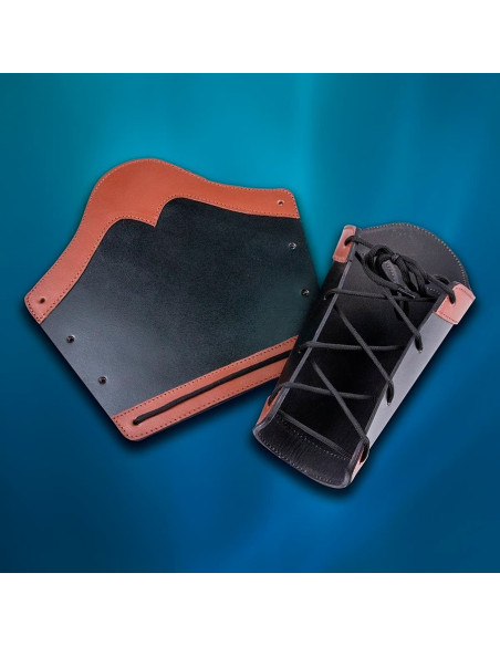 Bracciali da cacciatore medievali,...