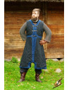 Gambeson imbottito in dastan colore blu-nero