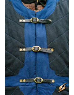 Gambeson imbottito in dastan colore blu-nero 2