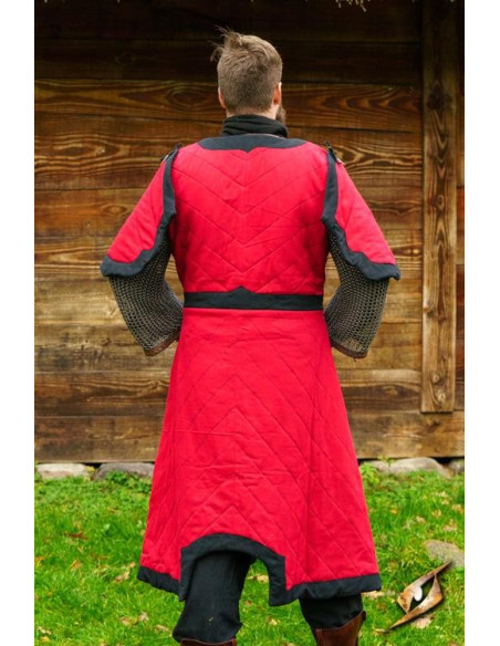 Gambero trapuntato Dastan in rosso-nero