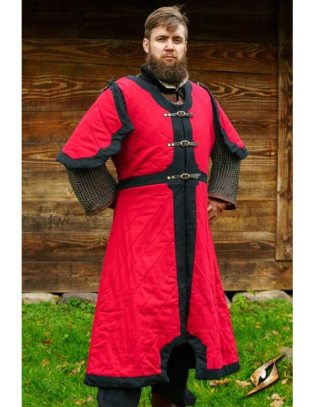 Gambero trapuntato Dastan in rosso-nero