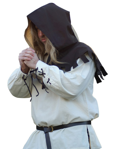 Gugel medievale XIII secolo bicolore,...