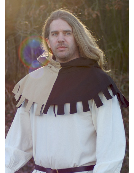 Gugel medievale XIII secolo bicolore,...