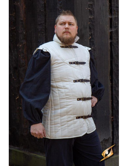 Gambeson da guerriero medievale senza...