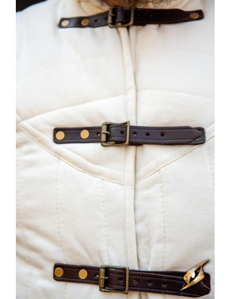 Gambeson da guerriero medievale senza...