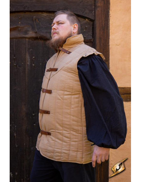 Gambeson da guerriero medievale senza...