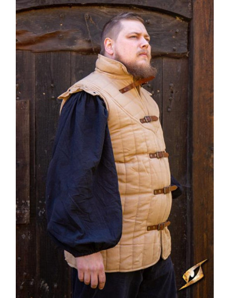 Gambeson da guerriero medievale senza...