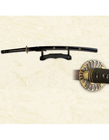 Settembre katana in legno guaina + altoparlante nero