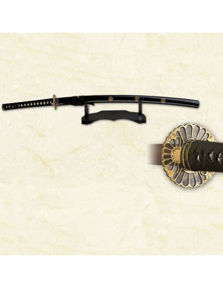Settembre katana in legno guaina + altoparlante nero Settembre katana in legno guaina + altoparlante nero
