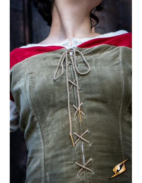 Abito medievale della regina Isobel,...