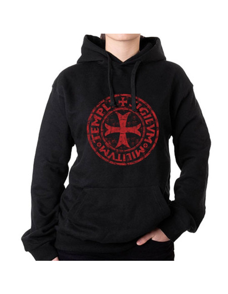 Felpa nera leggenda dei Cavalieri...