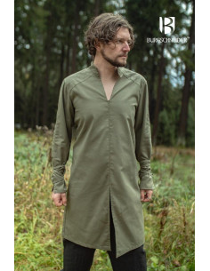 Tunica medievale per uomo Su di essa, colore verde