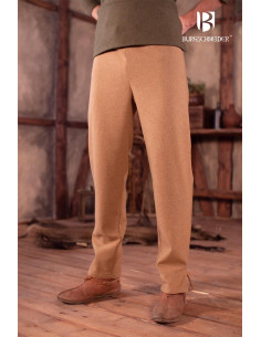 Pantalone medievale da uomo Magnus, in lana