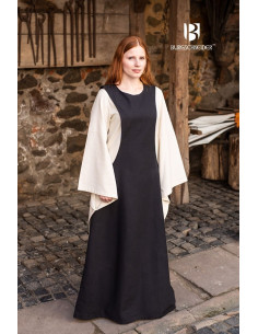 Pellote Medieval Donna Isabella, colore nero