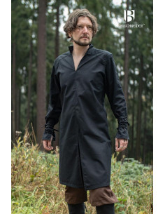 Tunica medievale per uomo Thereon, colore nero