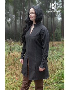 Tunica da donna medievale Theresa, colore nero
