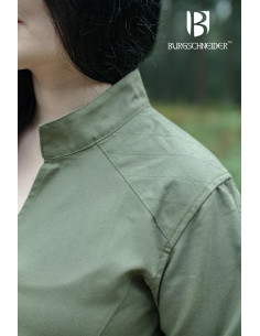 Tunica medievale per donna Teresa, colore verde 2