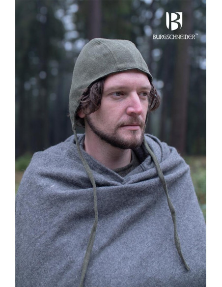 Mantello contadino Wolfram, verde