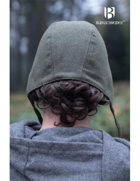 Mantello contadino Wolfram, verde