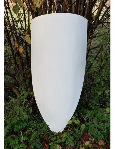 Scudo medievale lungo, da dipingere