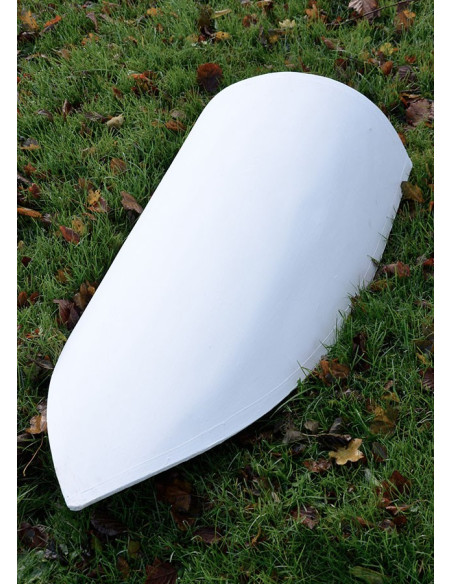 Scudo medievale lungo, da dipingere