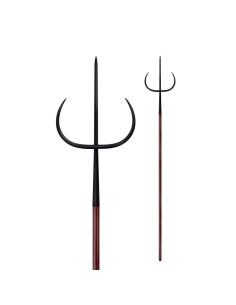 Lancia cinese funzionante, forchetta tigre